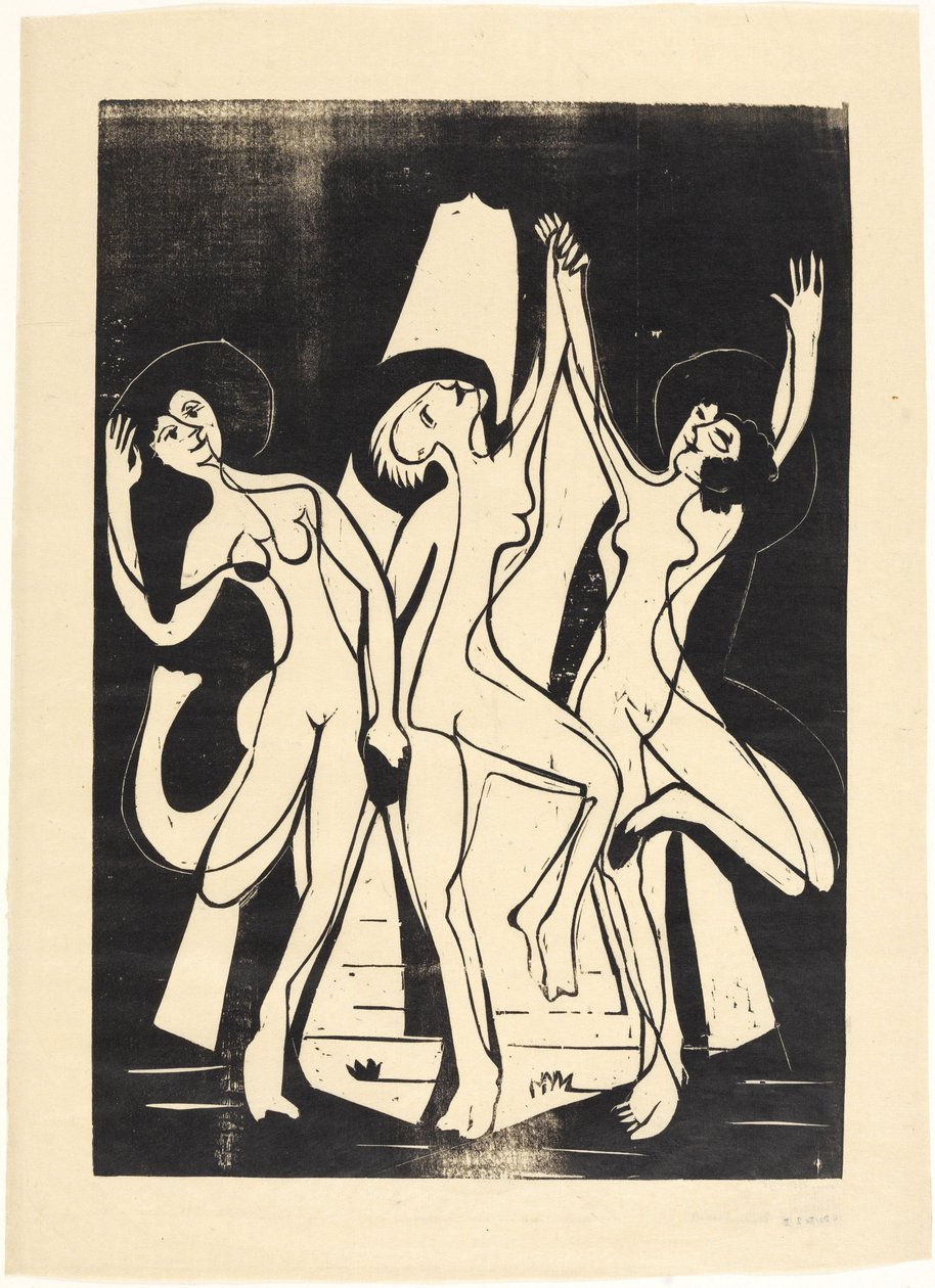 Dance of Colors by Ernst Ludwig Kirchner