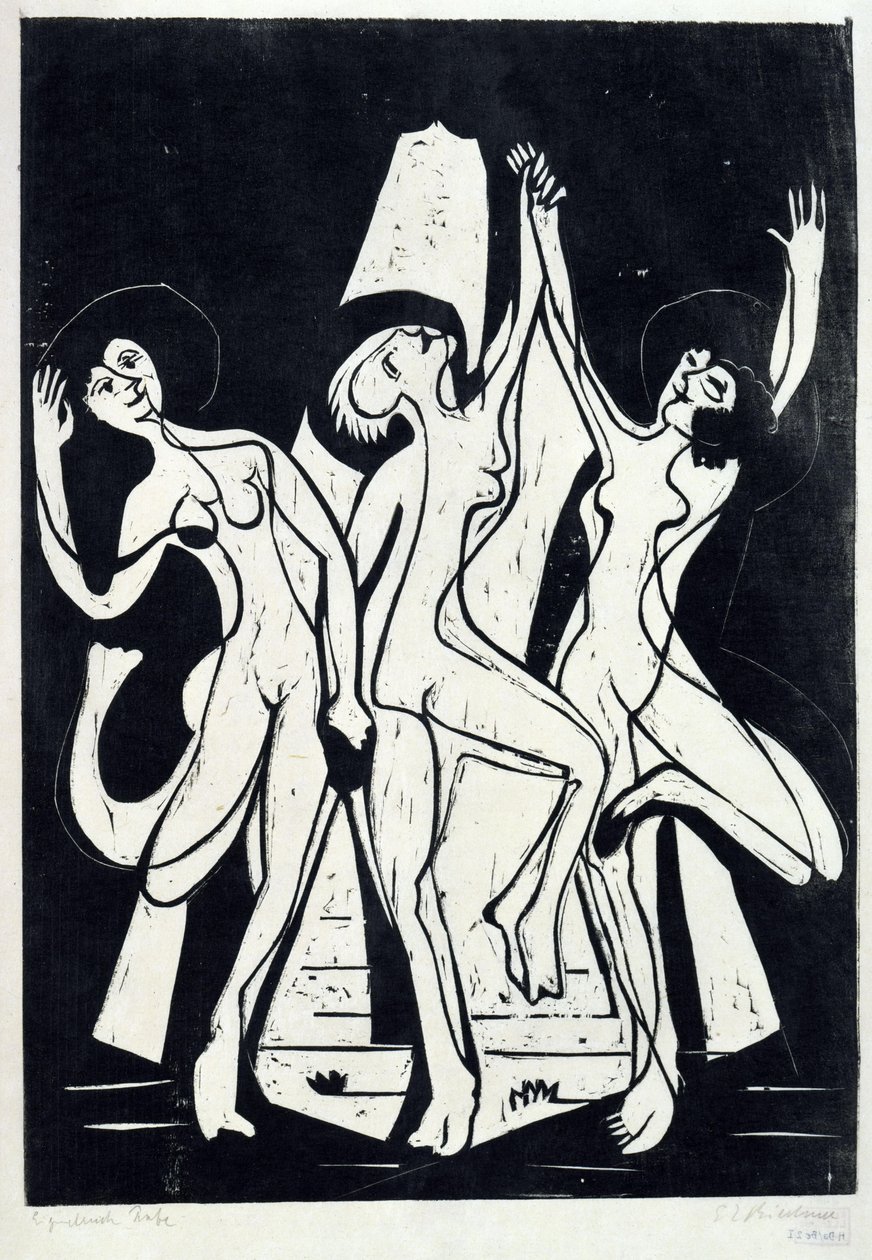 Dance of Colors by Ernst Ludwig Kirchner