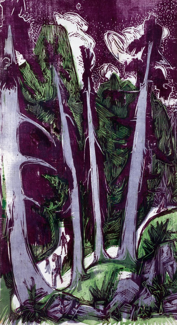 Firs by Ernst Ludwig Kirchner