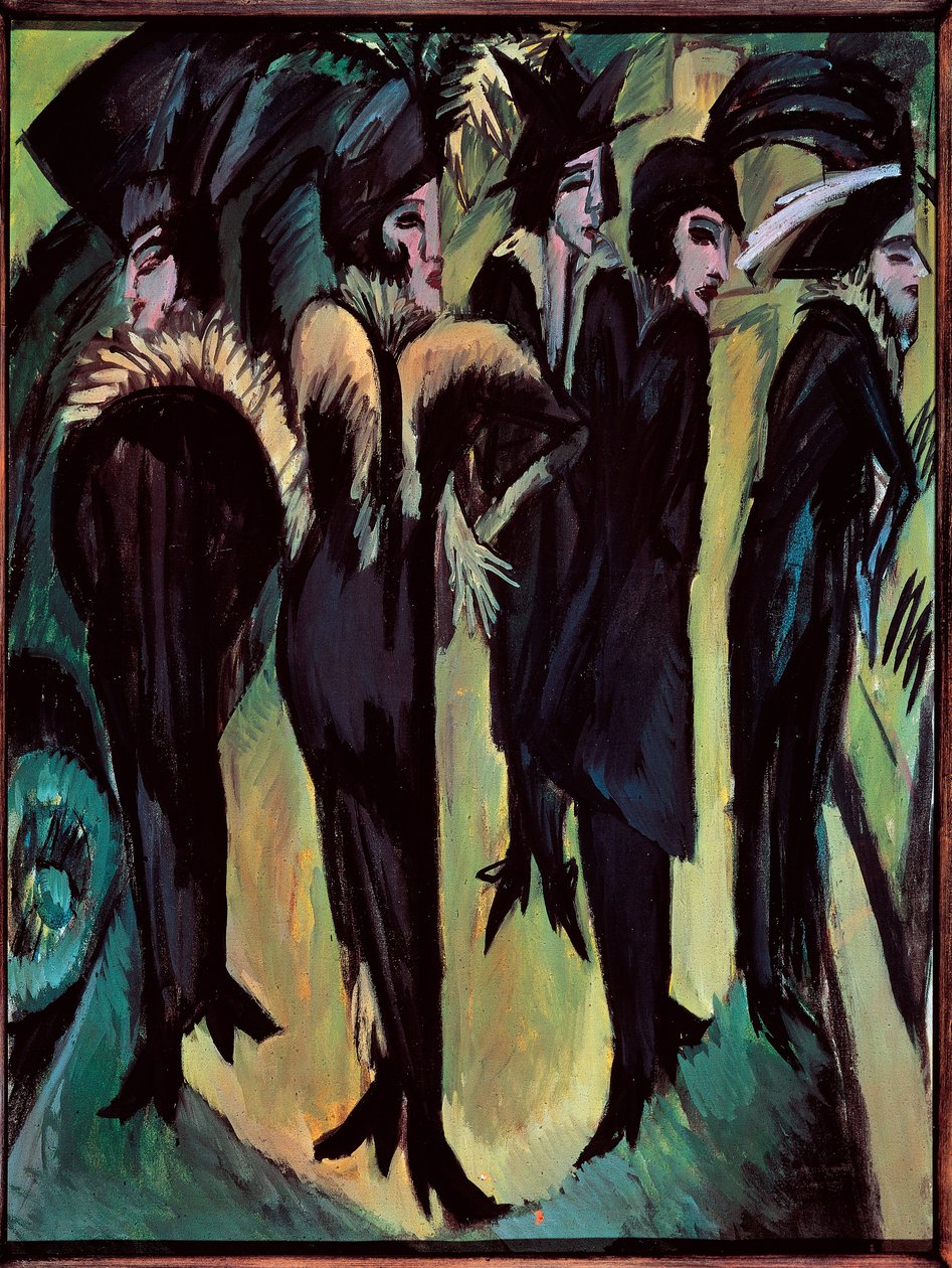 Five Women on the Street by Ernst Ludwig Kirchner
