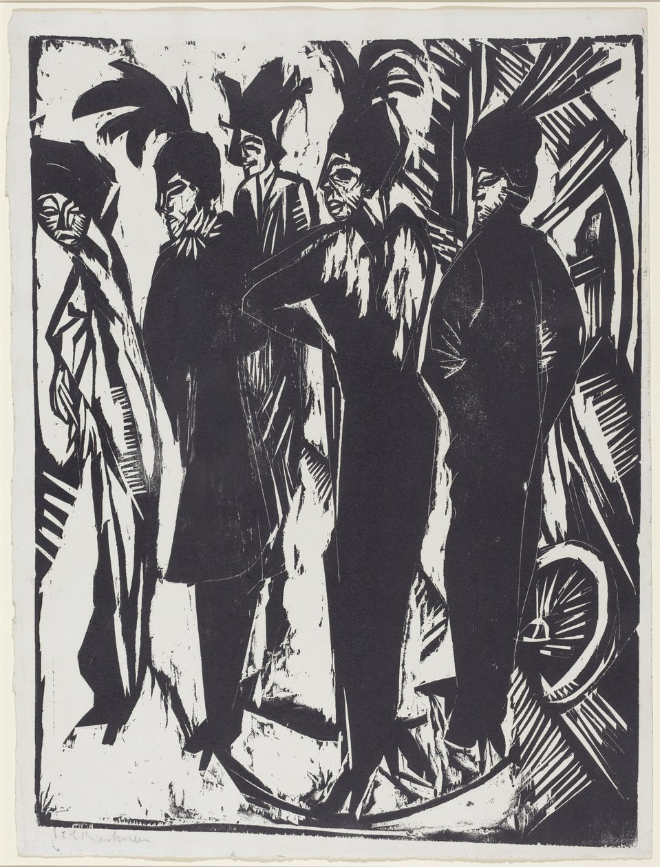 Five Women on the Street by Ernst Ludwig Kirchner