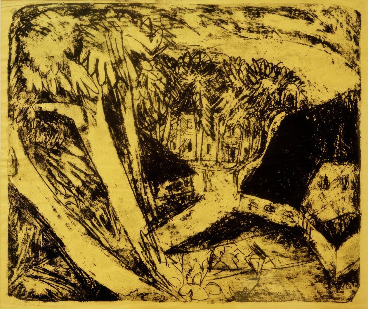 Staberhof Estate by Ernst Ludwig Kirchner