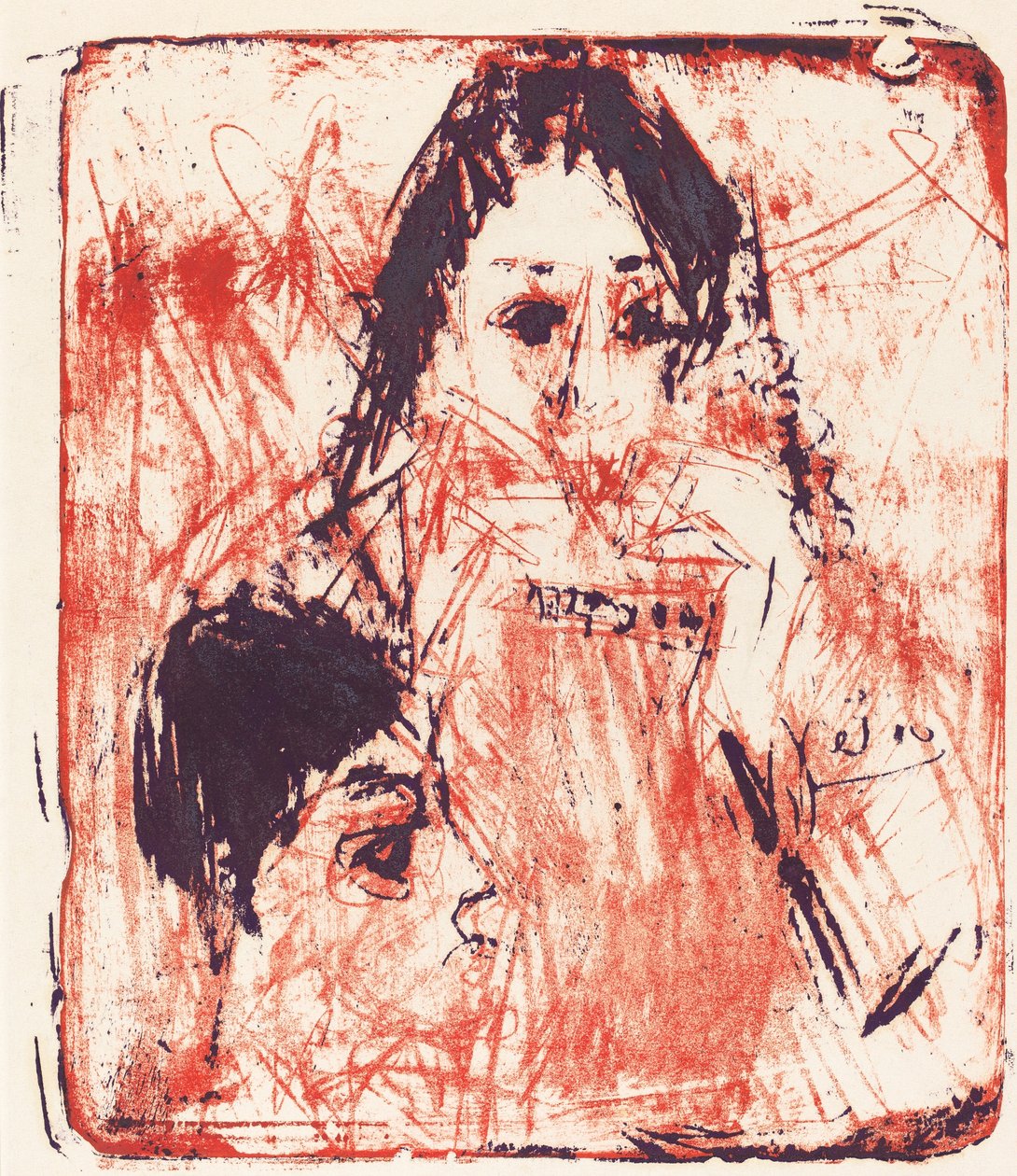 Harmonica Player by Ernst Ludwig Kirchner