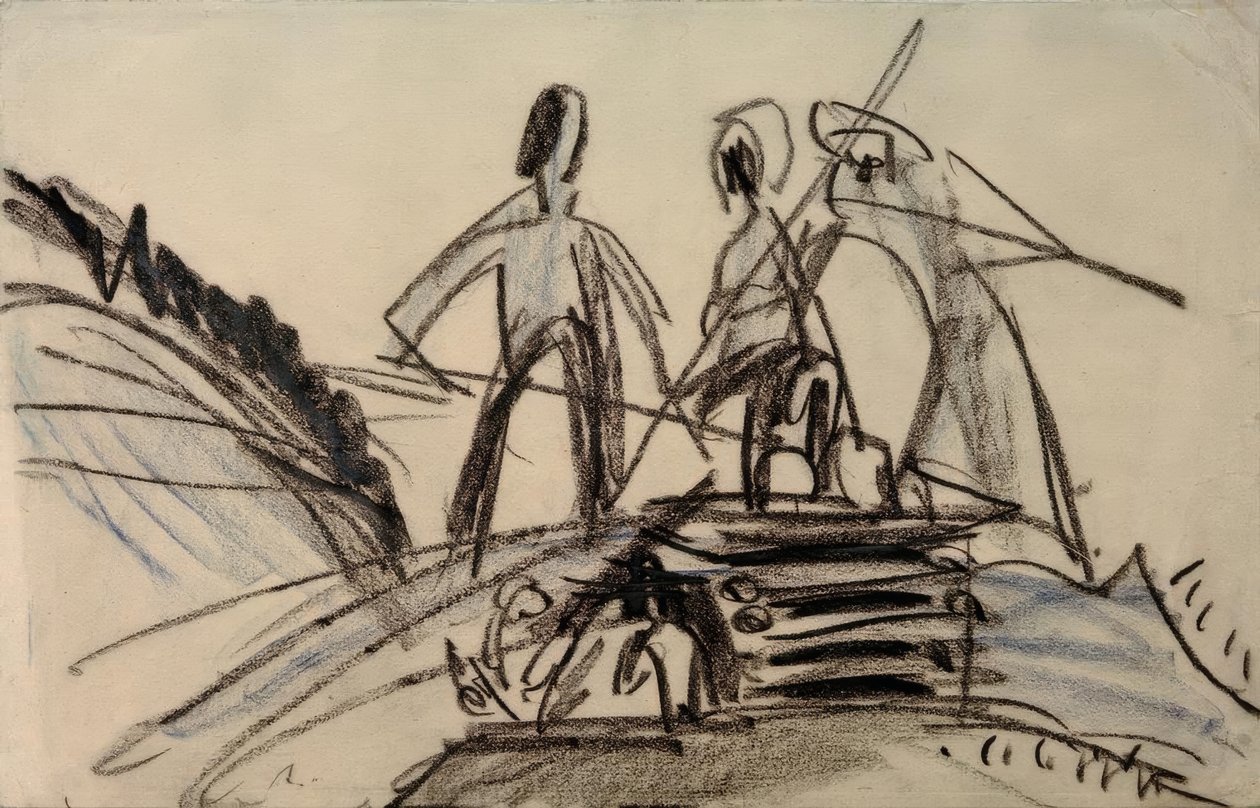 Farmers Haying by Ernst Ludwig Kirchner