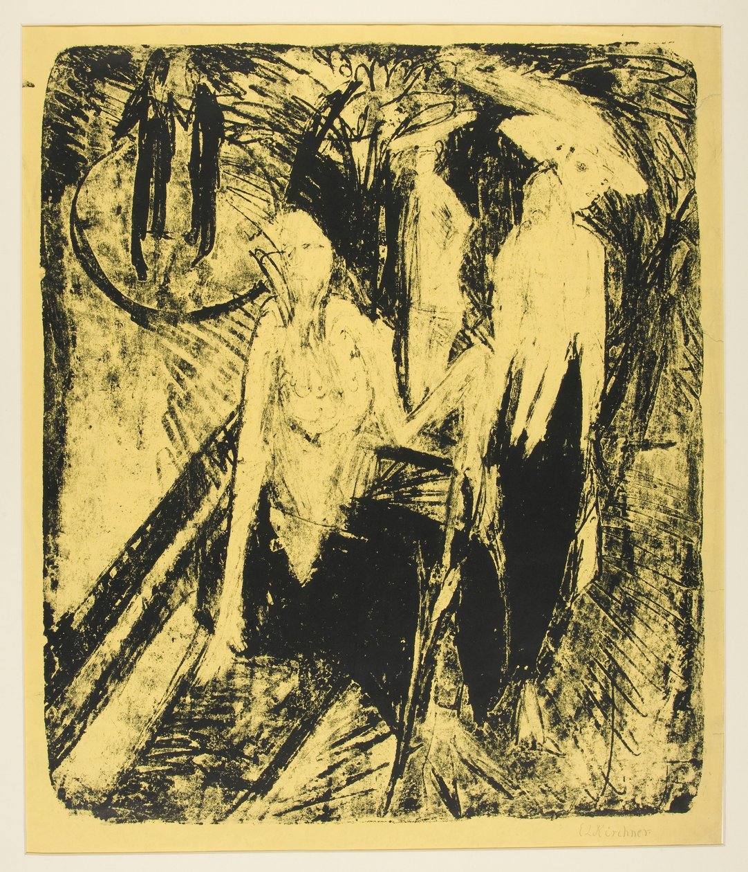 Coquettes on the Kurfürstendamm by Ernst Ludwig Kirchner