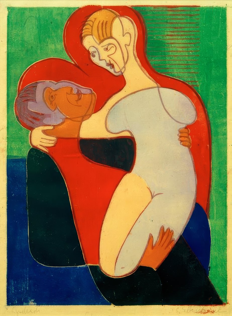Lovers (The Hembusse) by Ernst Ludwig Kirchner