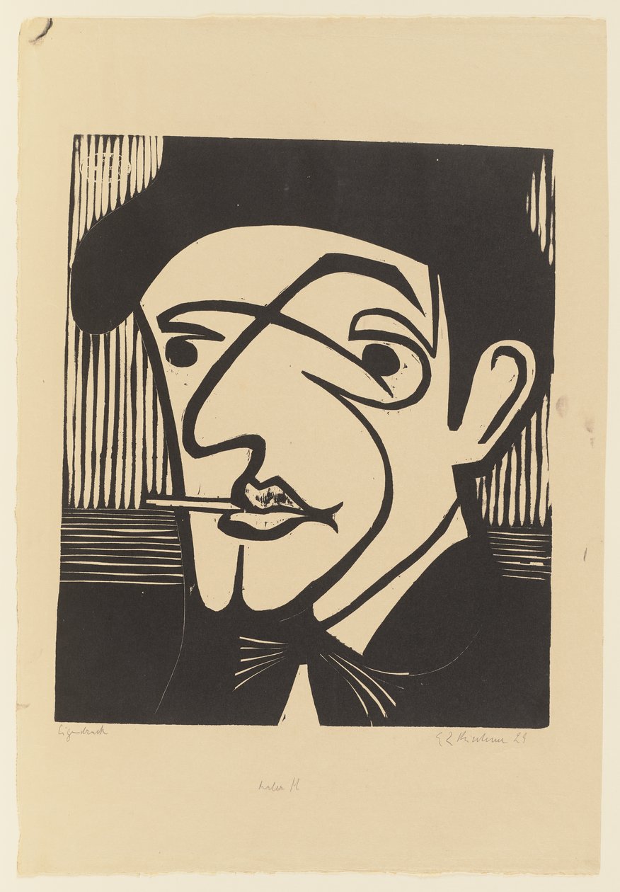 Painter M. by Ernst Ludwig Kirchner