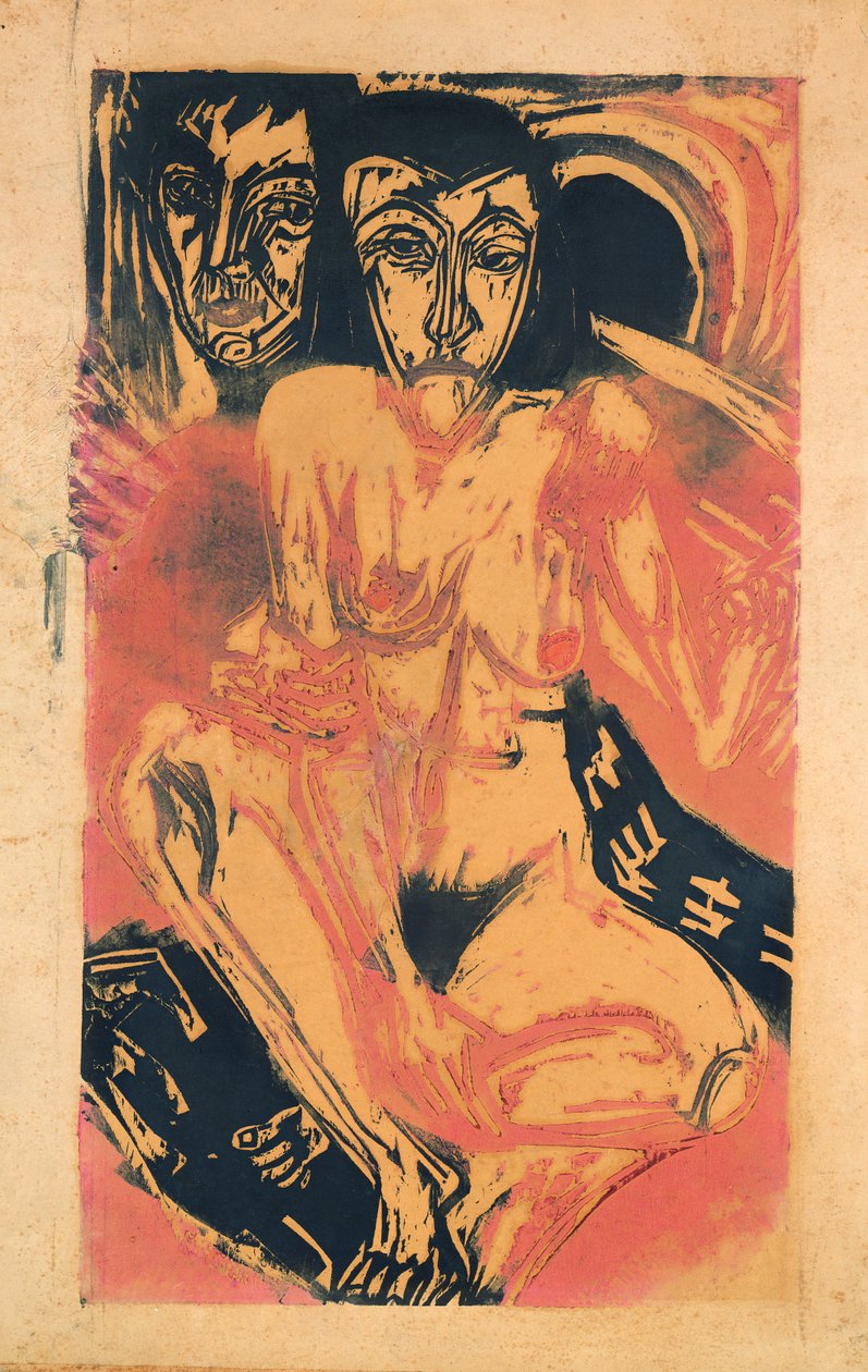 Melancholy Girl by Ernst Ludwig Kirchner