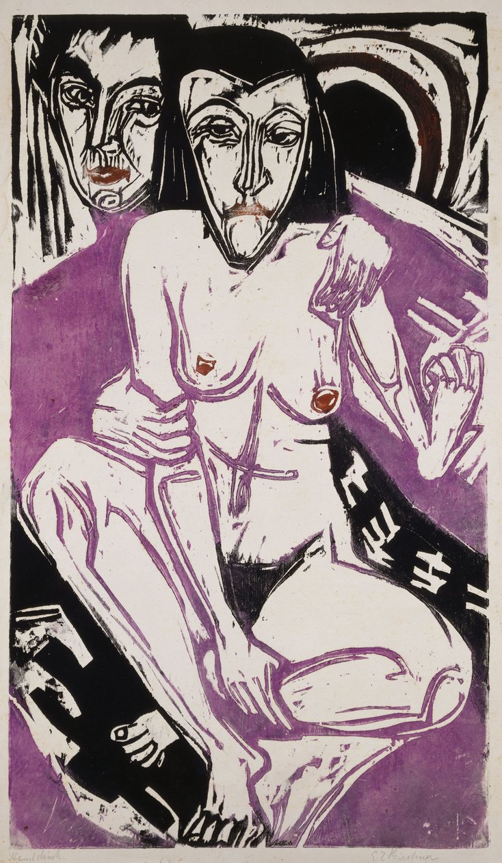 Melancholy Girl, 1922 by Ernst Ludwig Kirchner