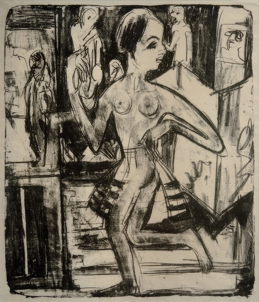 Nude Dancer by Ernst Ludwig Kirchner