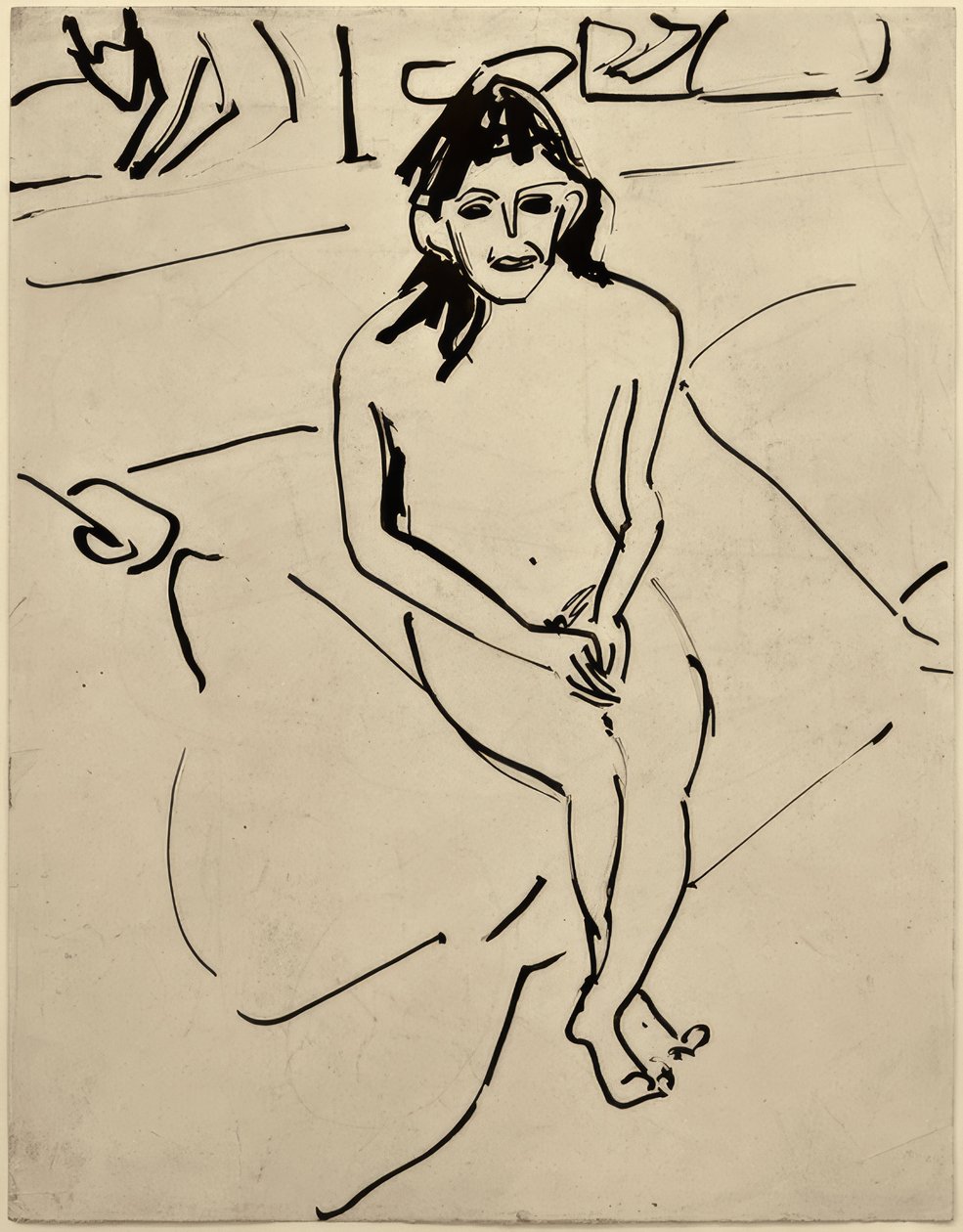 Untitled (Marcella) by Ernst Ludwig Kirchner