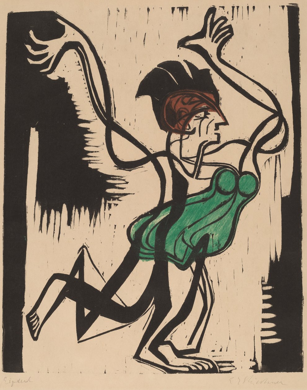 Palucca by Ernst Ludwig Kirchner
