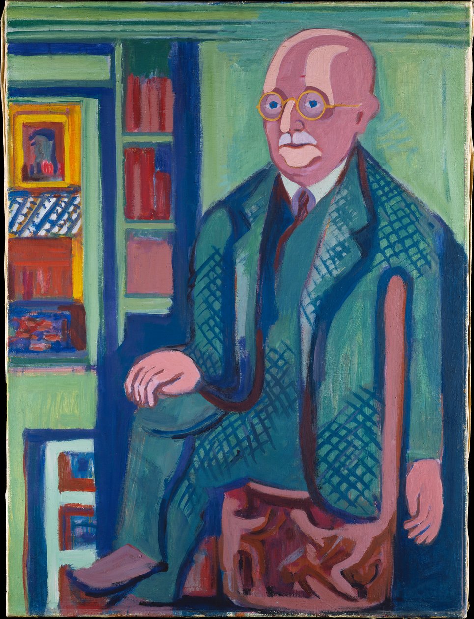 Portrait of Dr. Carl Hagemann by Ernst Ludwig Kirchner