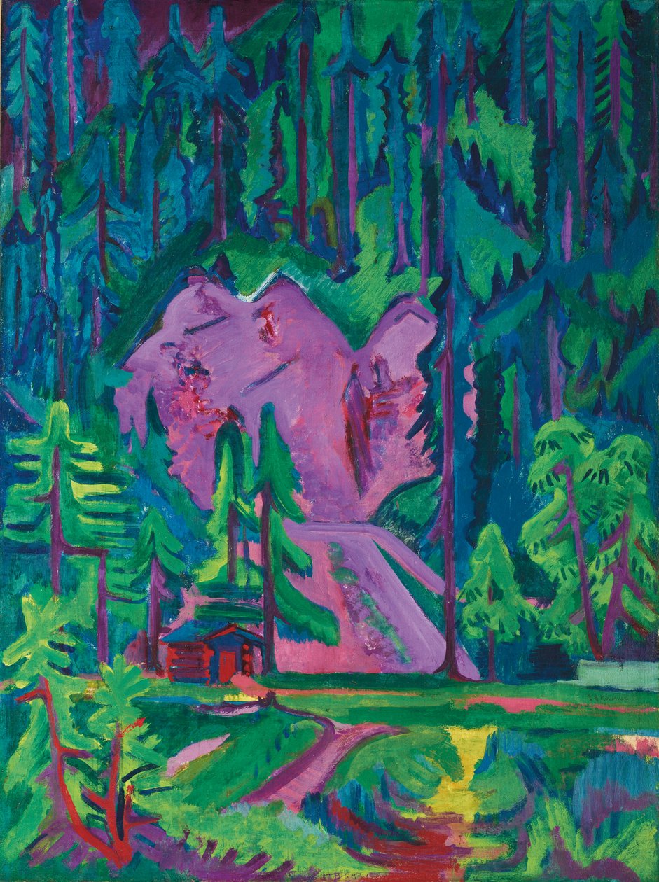 Quarry at Wildboden, c.1923 by Ernst Ludwig Kirchner