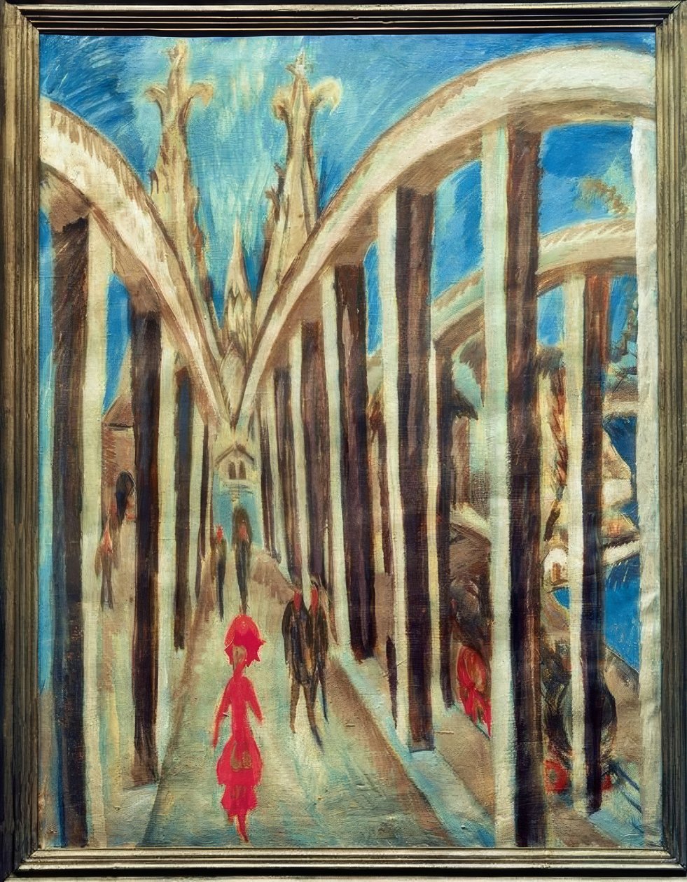 Rhine Bridge at Cologne by Ernst Ludwig Kirchner