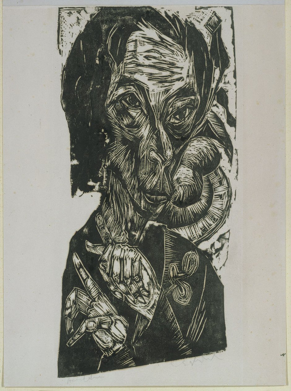 Self-Portrait by Ernst Ludwig Kirchner