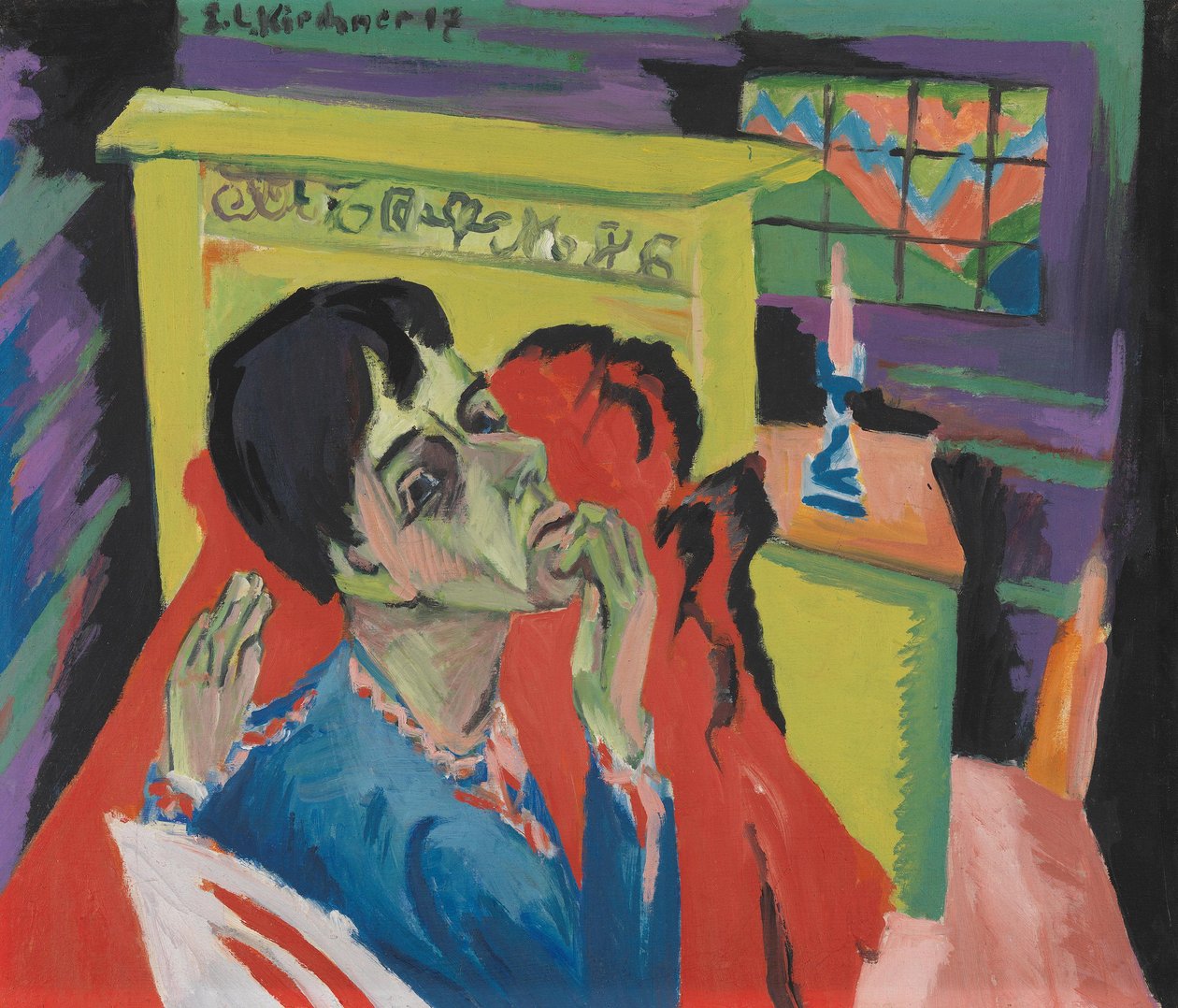 Self-Portrait as a Sick Man (The Sick Man) by Ernst Ludwig Kirchner