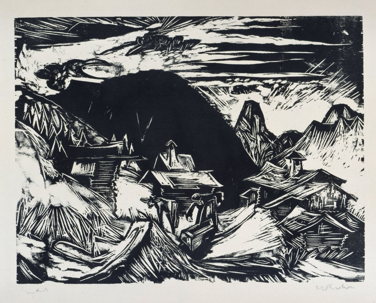 Stafelalp by Ernst Ludwig Kirchner