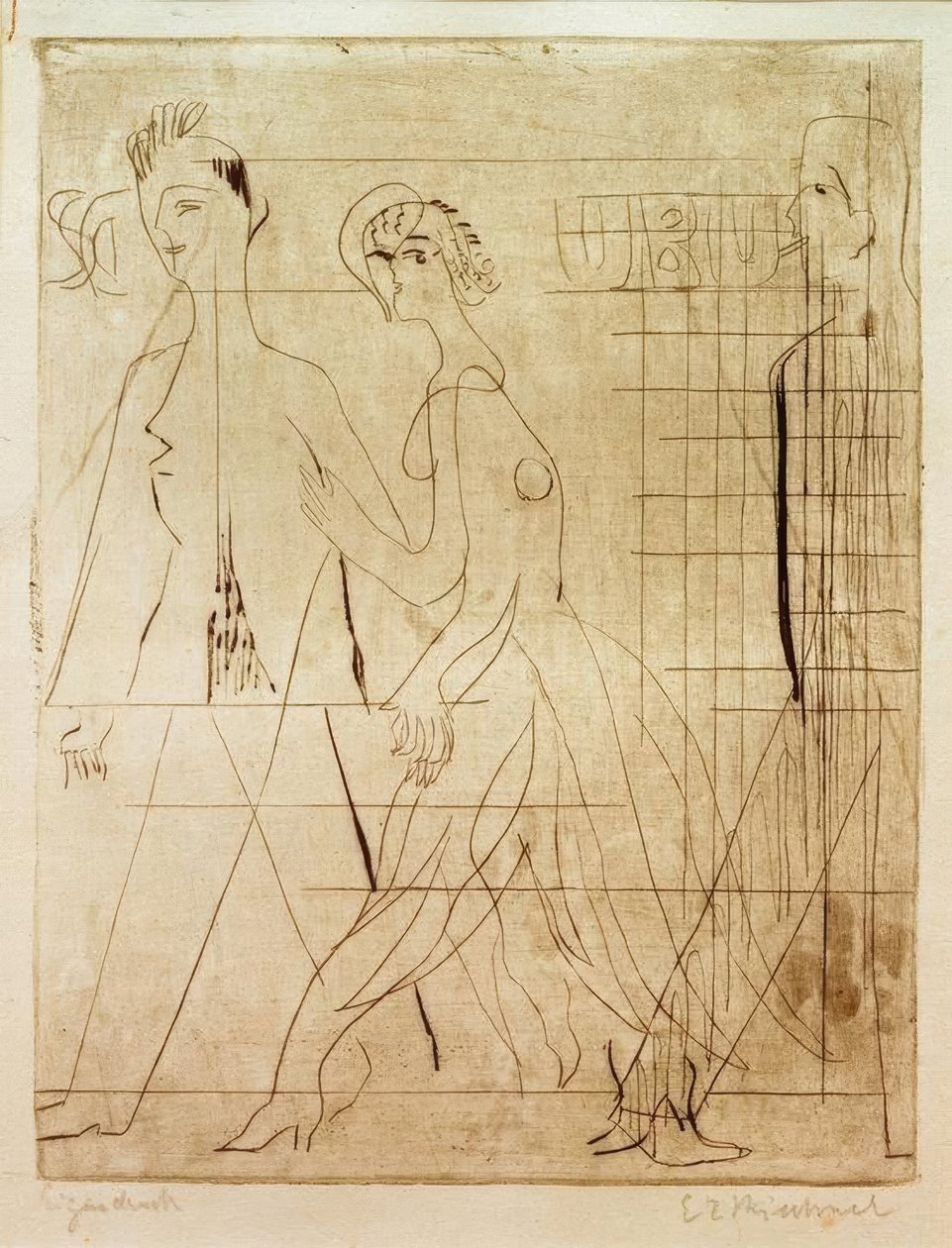 Street Scene by Ernst Ludwig Kirchner