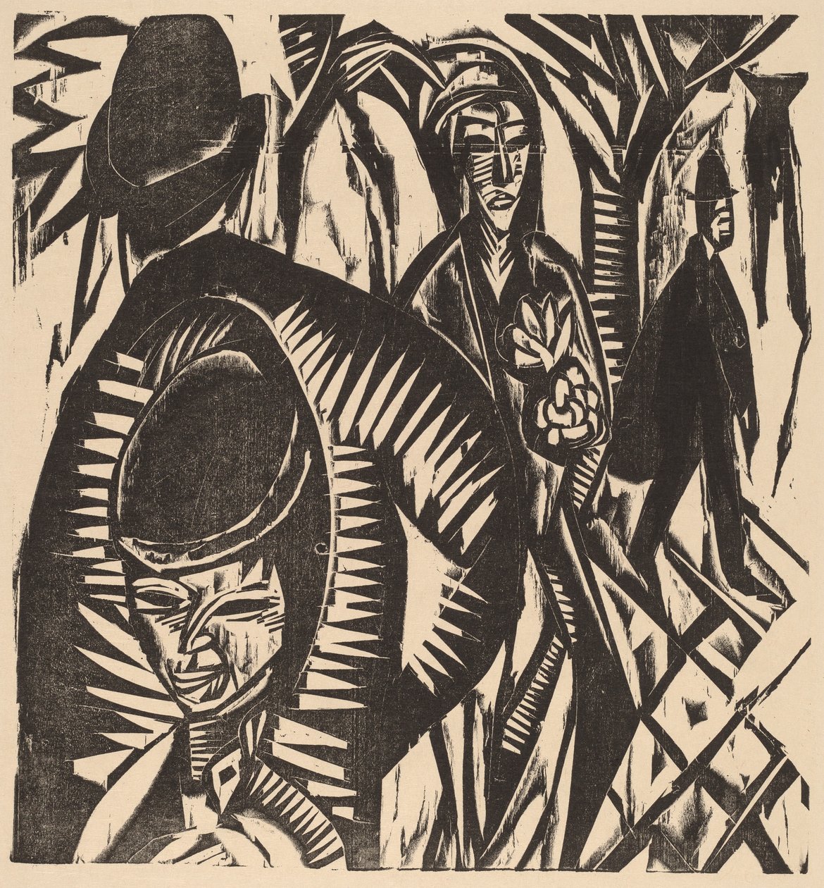 Street Scene After the Rain by Ernst Ludwig Kirchner