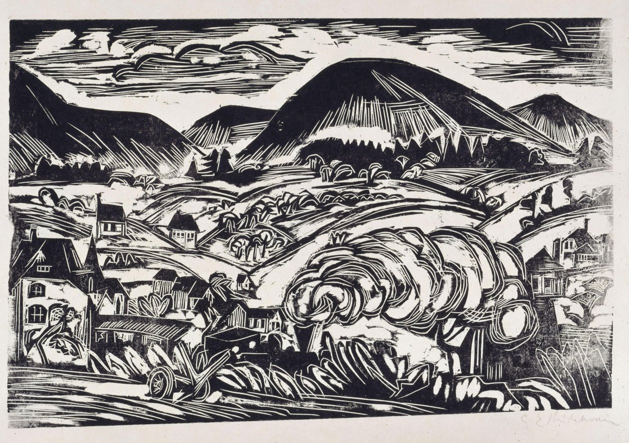 Taunus Landscape by Ernst Ludwig Kirchner