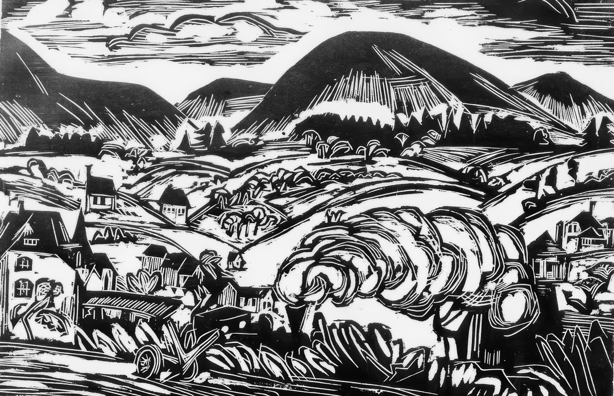 Taunus Landscape by Ernst Ludwig Kirchner