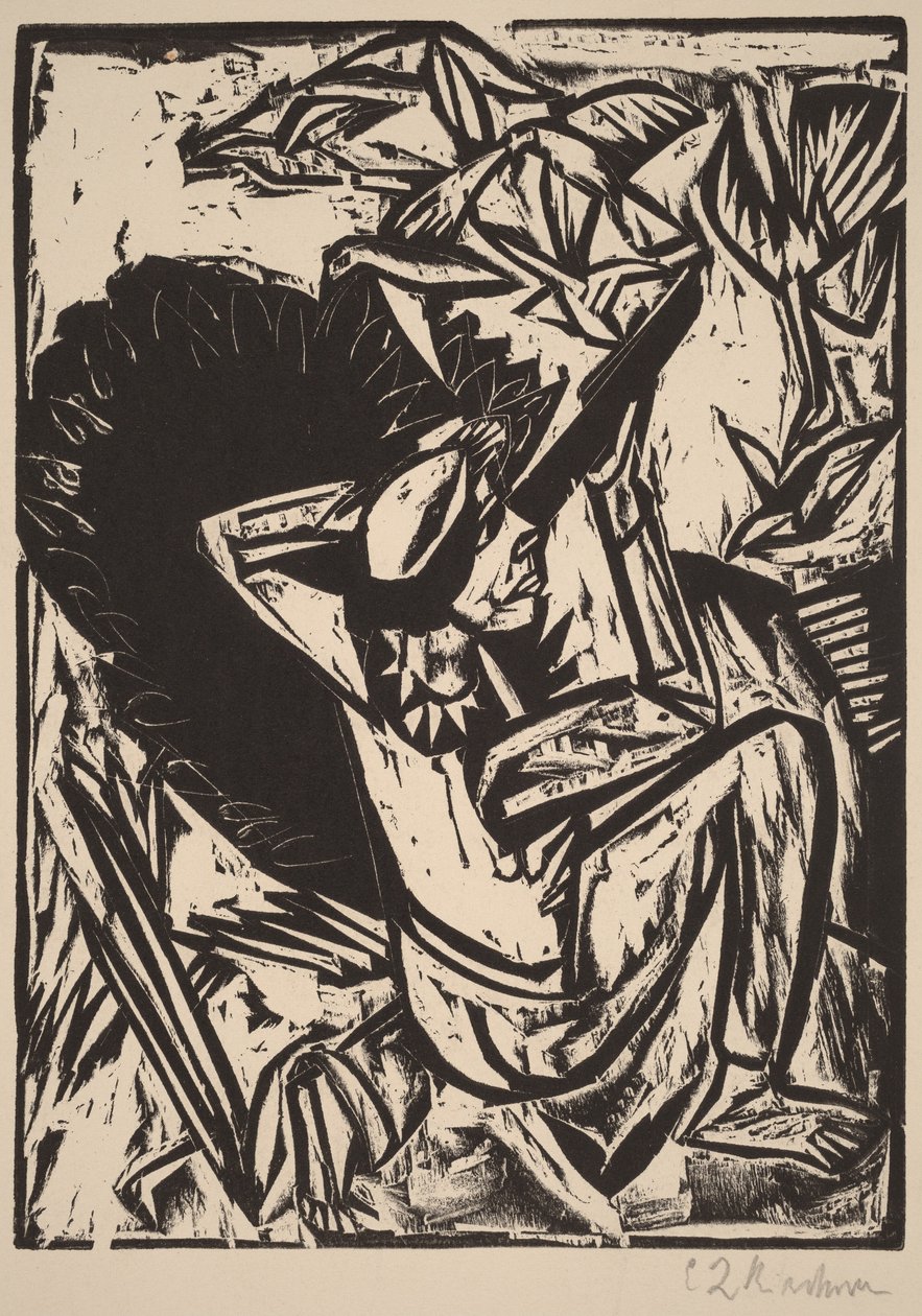 The Gull Hunter by Ernst Ludwig Kirchner