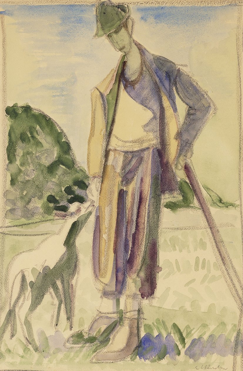 The Herdsman by Ernst Ludwig Kirchner