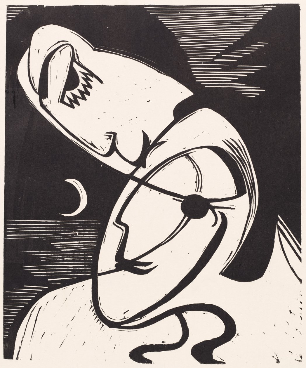The Kiss by Ernst Ludwig Kirchner