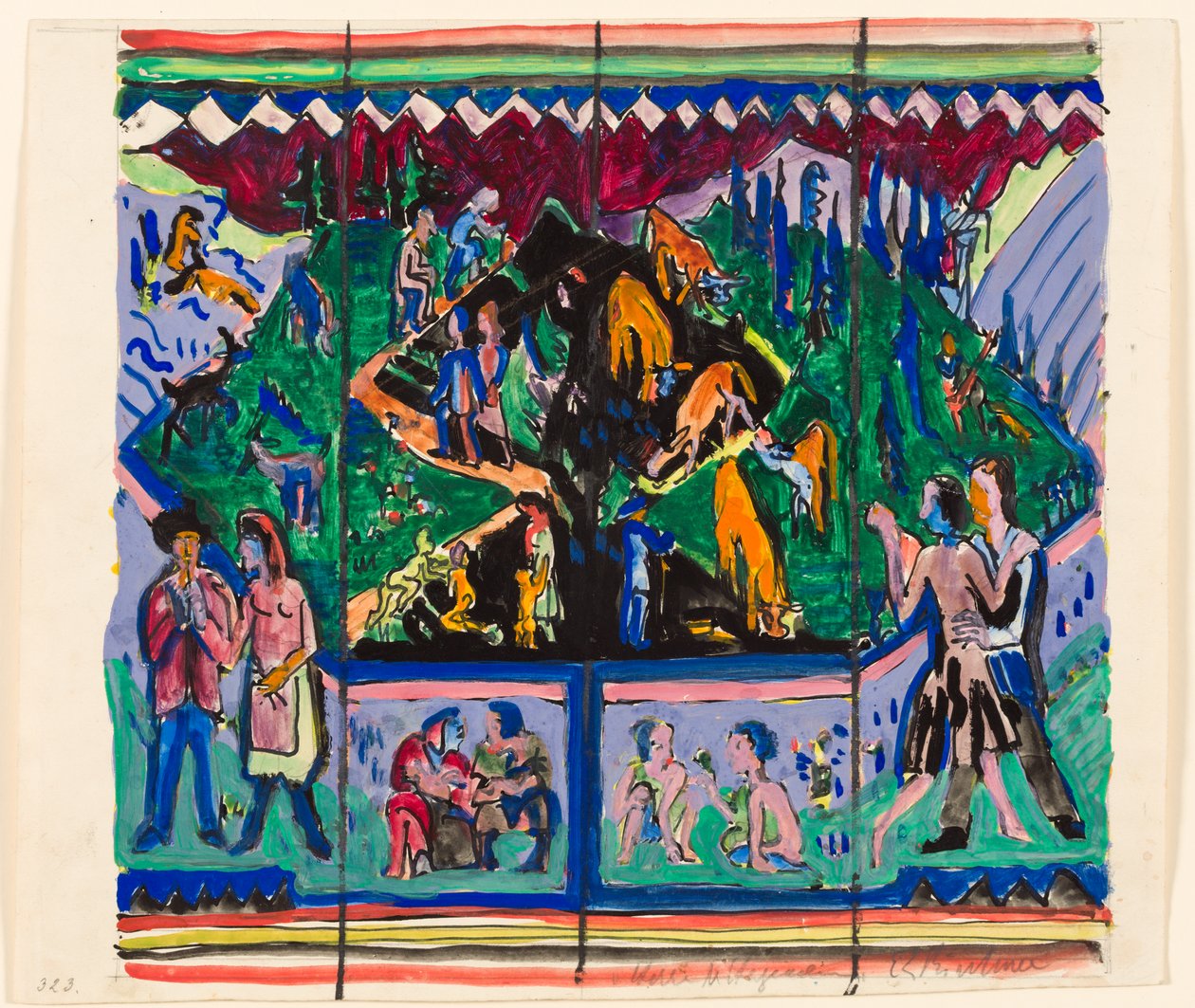 The Life (Hagemann Design) by Ernst Ludwig Kirchner