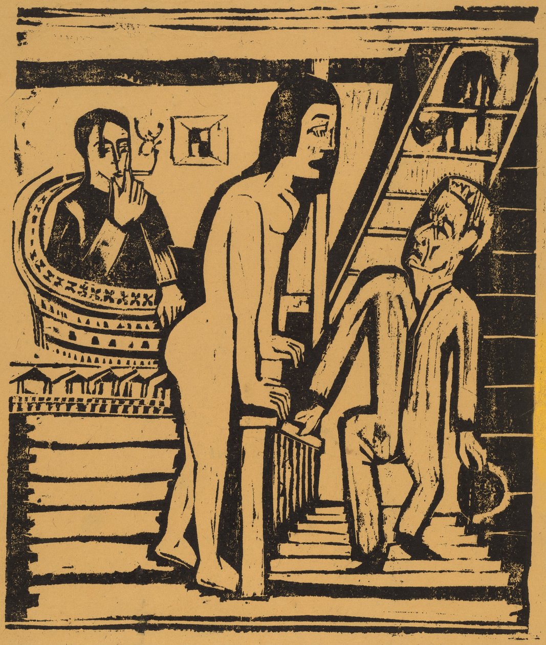 The Visit by Ernst Ludwig Kirchner