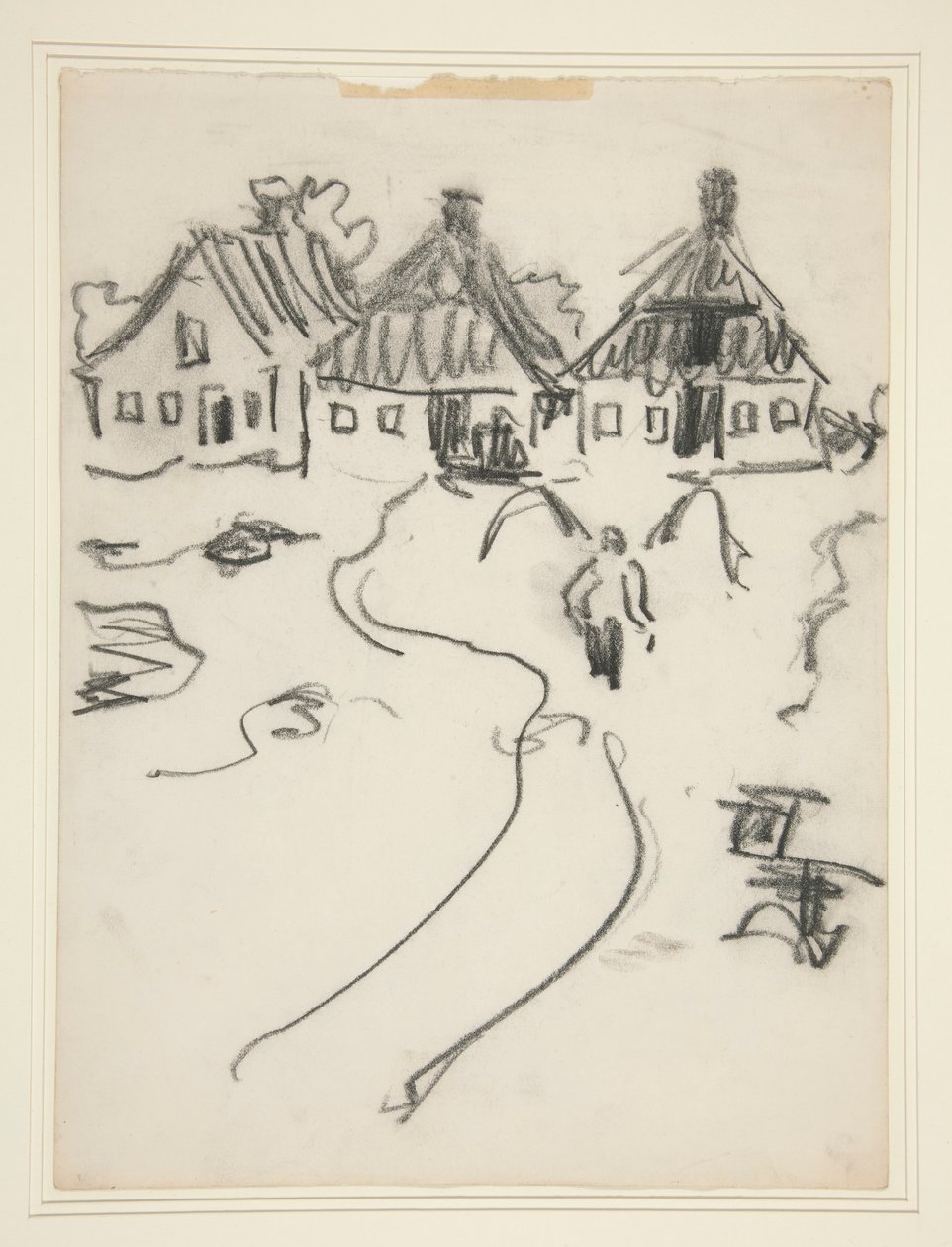 Three Houses by Ernst Ludwig Kirchner