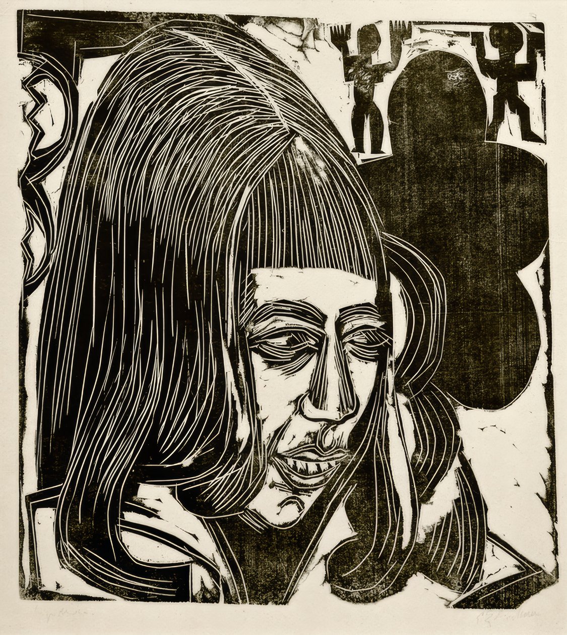 Daughter Sternheim by Ernst Ludwig Kirchner