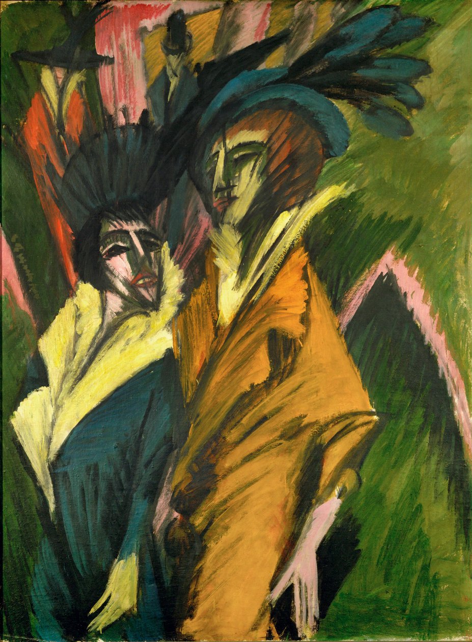 Two Women by Ernst Ludwig Kirchner