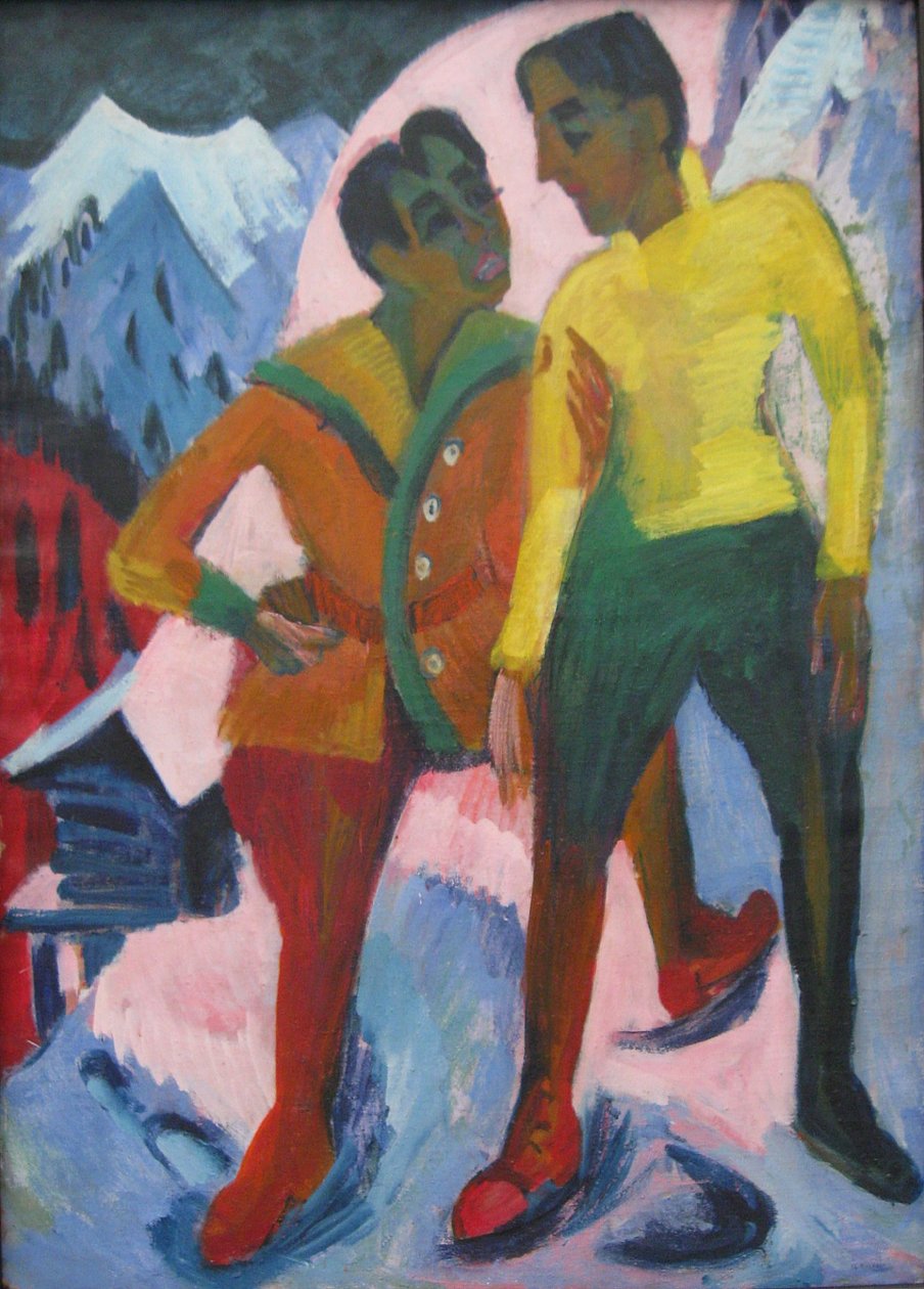 Two Brothers by Ernst Ludwig Kirchner