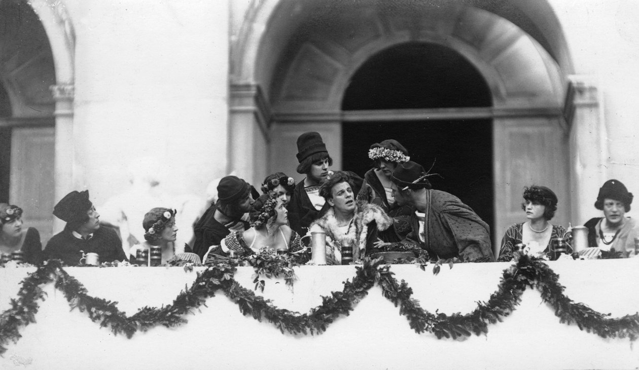 Performance of Jedermann, Salzburg Festival, Austria by Ernst Maier