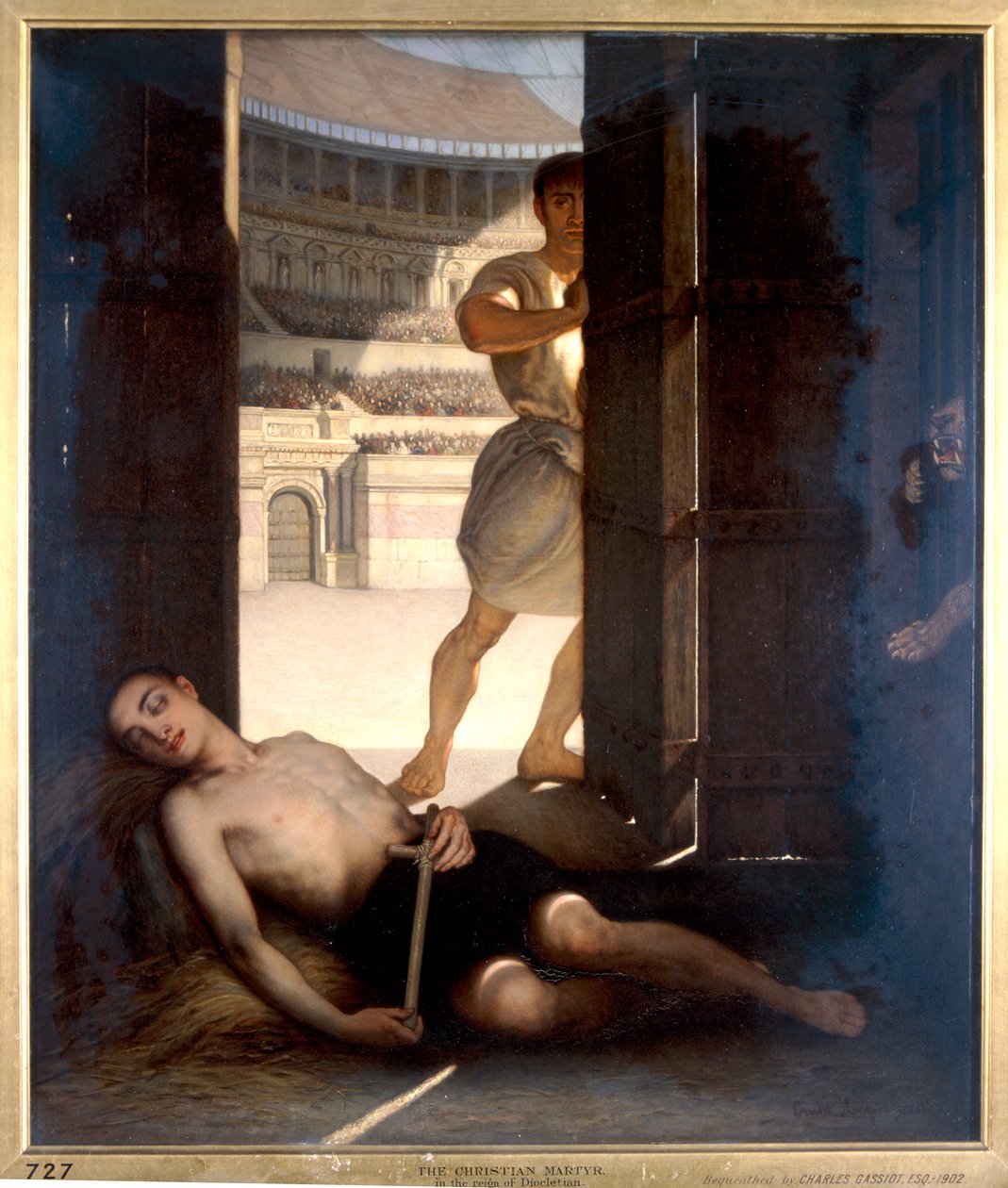 A Christian Martyr by Ernst Slingeneyer