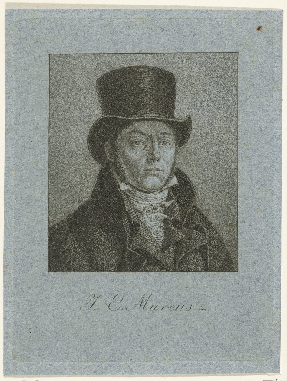 Portrait of Jacob Ernst Marcus by Ernst Willem Jan Bagelaar