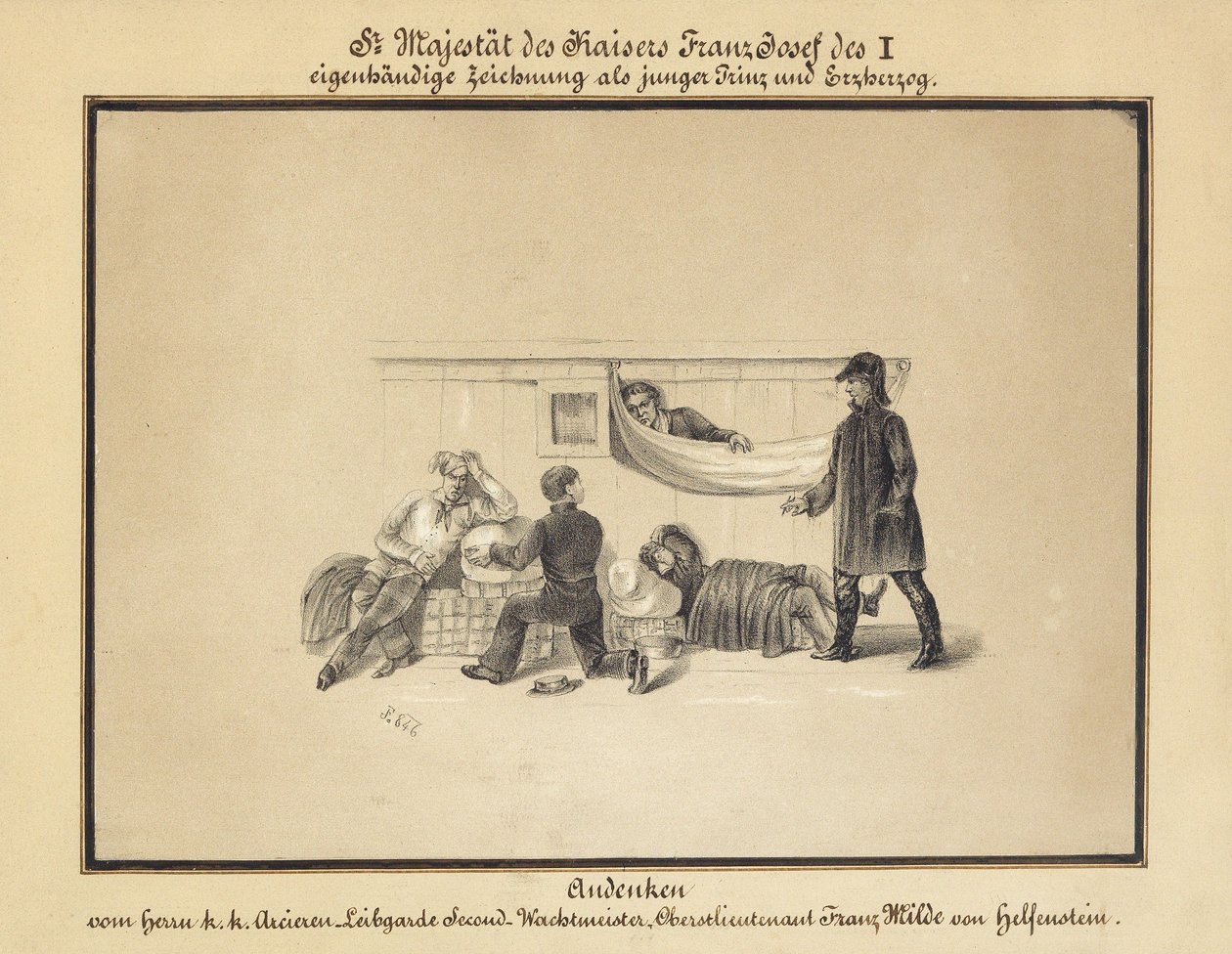 A Group of People in a Hospital by Erzherzog Franz Joseph