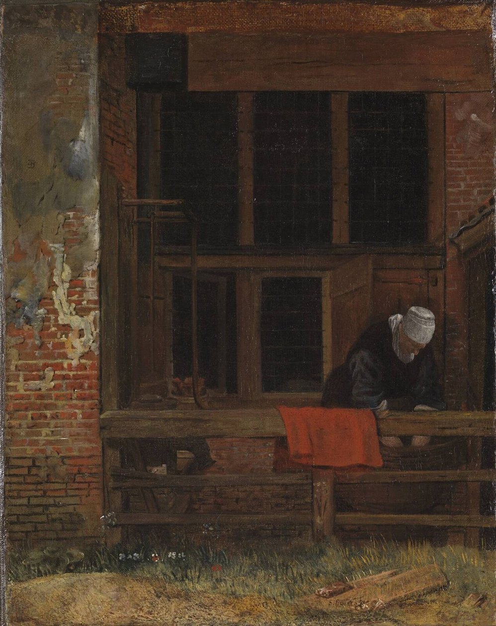 A Courtyard, c. 1660 by Esaias Boursse