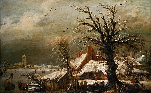 Winter Landscape by Esaias I van de Velde