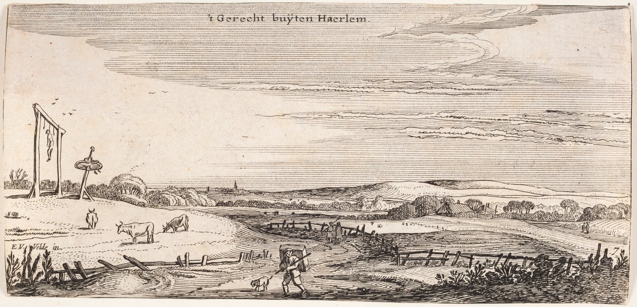 Gallows Hill near Haarlem by Esaias van de Velde