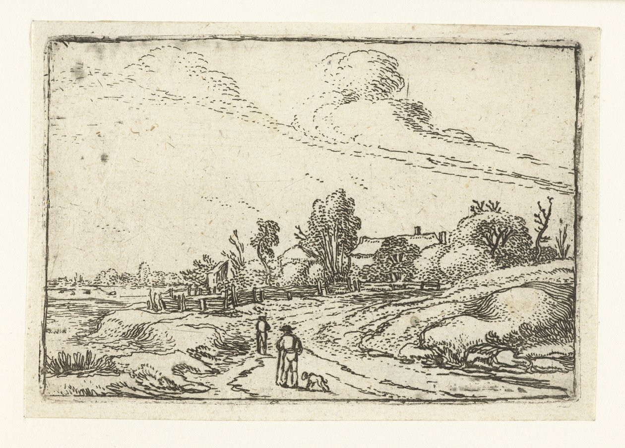 Path Along a Farm by Esaias van de Velde