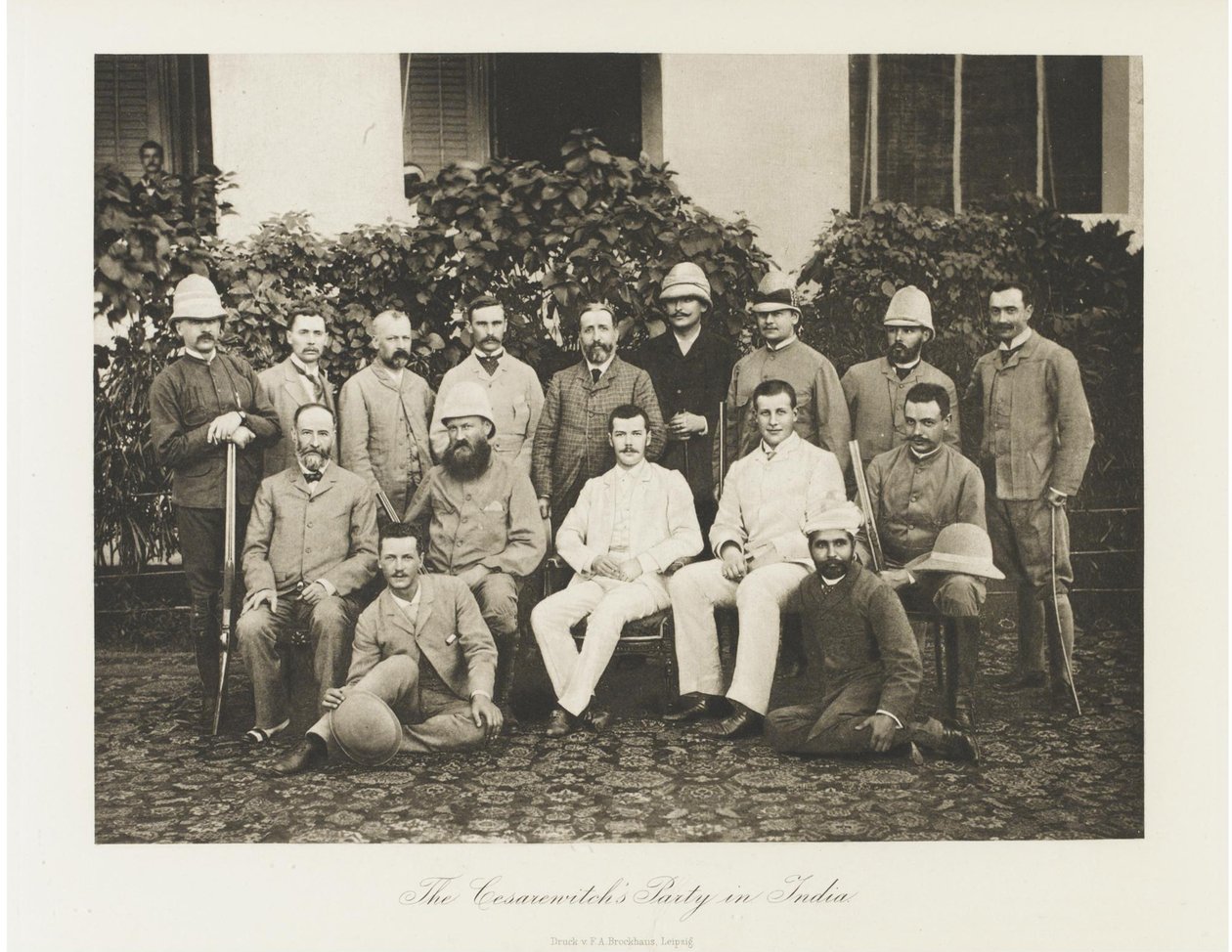 Tsarevich Nicholas Alexandrovich of Russia visiting India, 1891 by Esper Esperovich Ukhtomsky