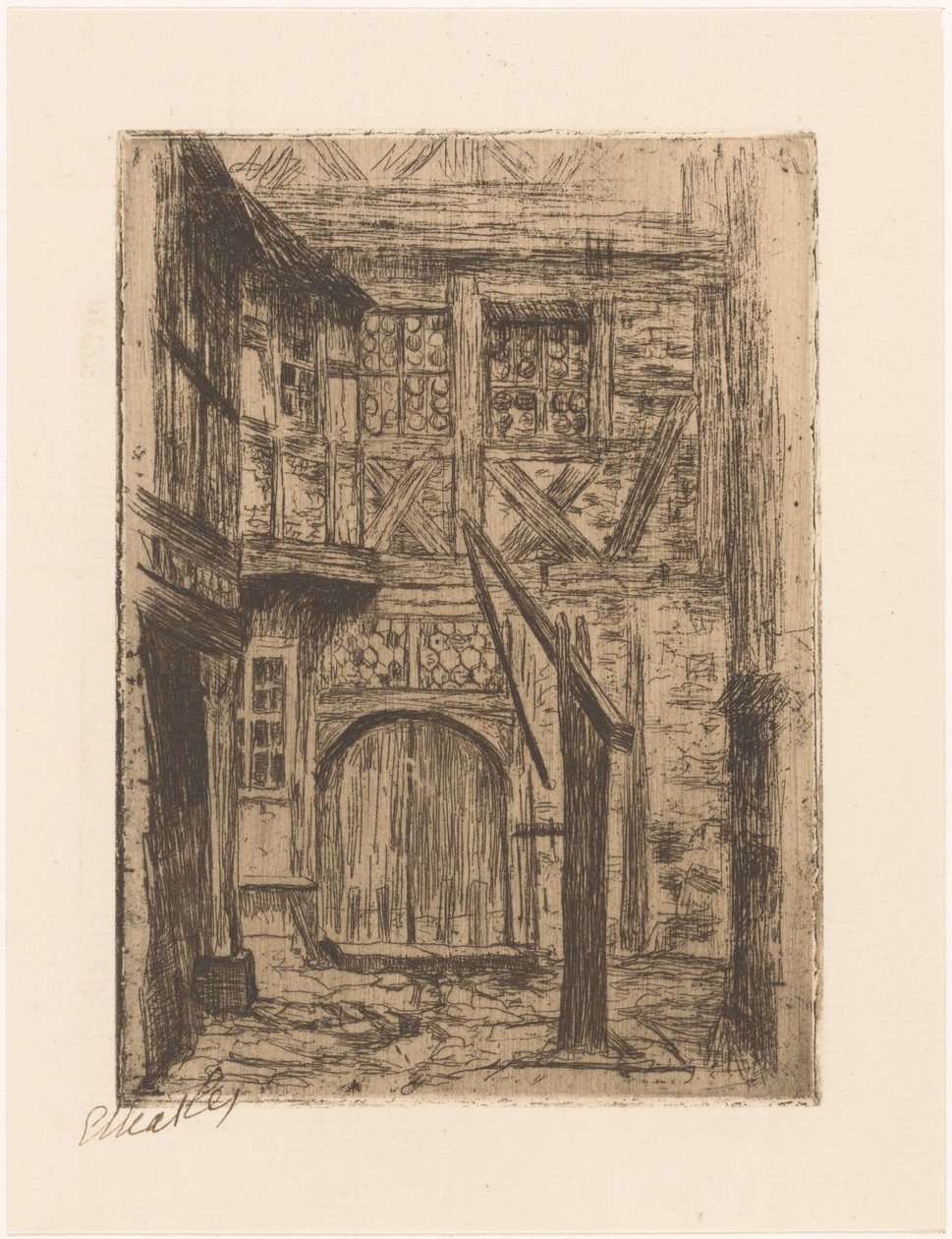 Rothenburg by Etha Fles (signed by artist)
