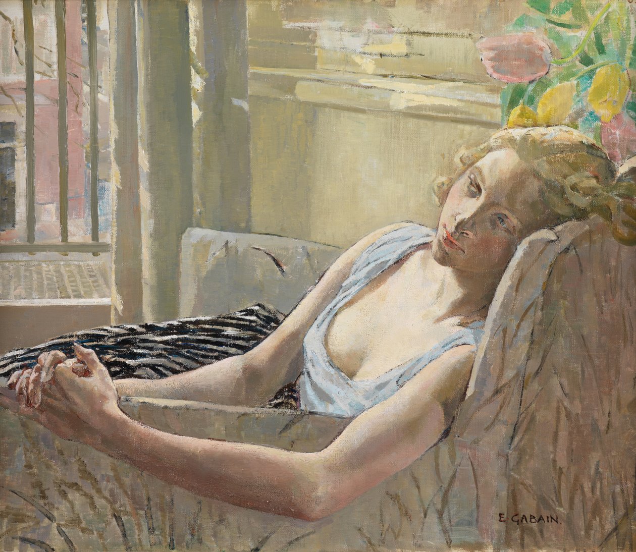 Lassitude by Ethel Gabain: Premium art reproduction
