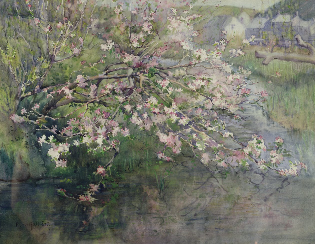 May Blossom by the River by Ethel Horsfall Ertz