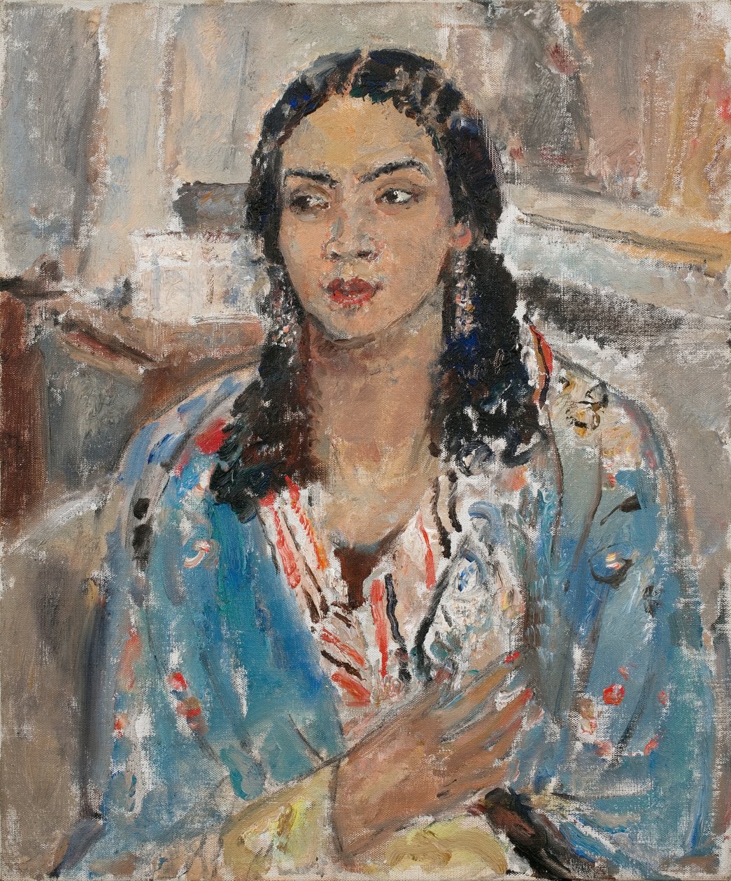 The Blue Jacket by Ethel Walker