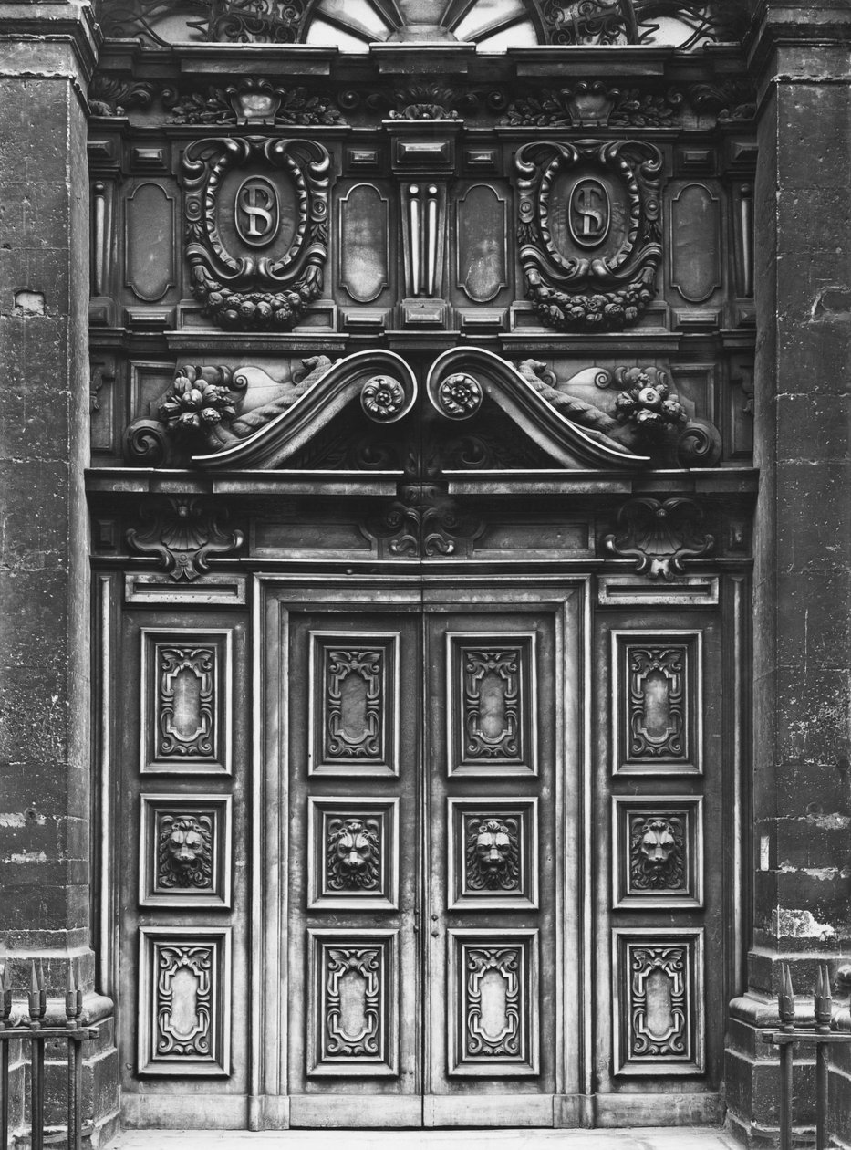 View of the facade of the Church of Saint-Paul-Saint-Louis, Paris, the main portal, 1627-41 by Etienne and Derand, F. Martellange