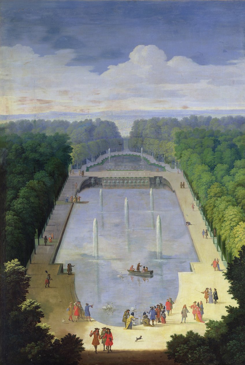 The Basin of the Water Mirror and the Royal Island, c.1688 by Etienne Allegrain